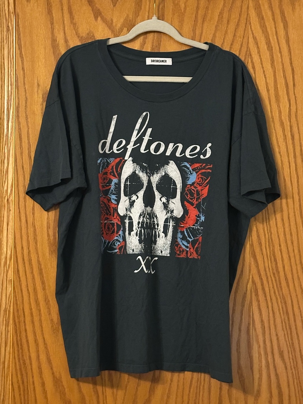 Daydreamer Deftones 20th Anniversary Graphic Skull Tee - Black - Size XL